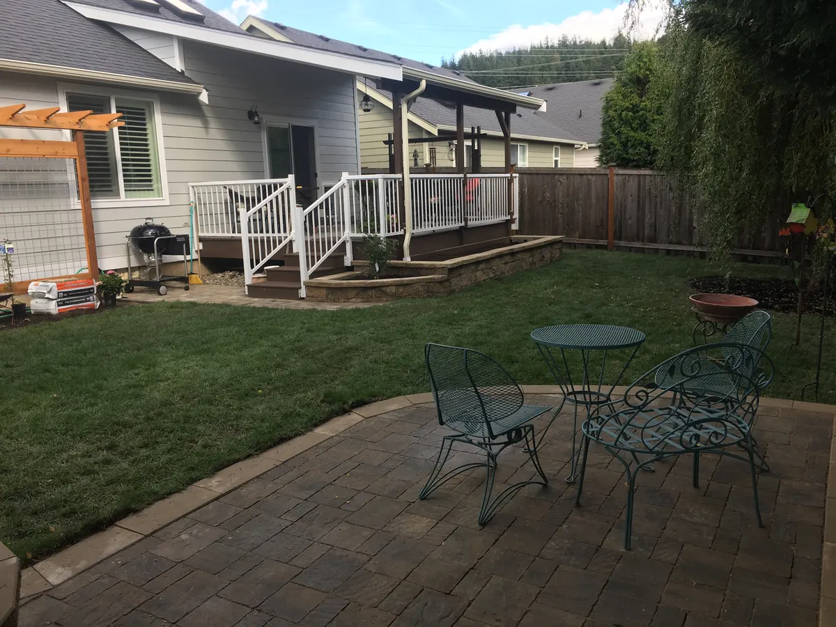 A custom outdoor living space in Bellingham WA